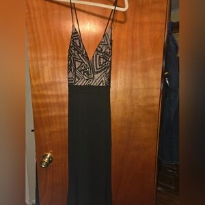 Windsor Long Black Sequin Dress/prom/special Occasion